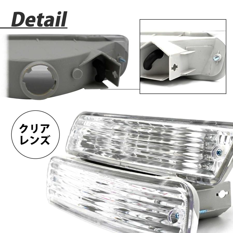 ランドクルーザー 80系 フロント クリスタル ウィンカー ランプ FJ80