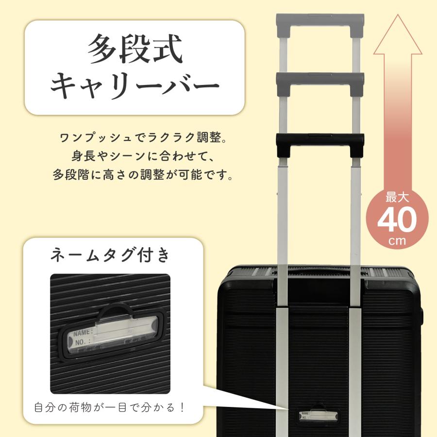スーツケース 58L 折りたたみ フロントオープン 畳んで仕舞える 海外