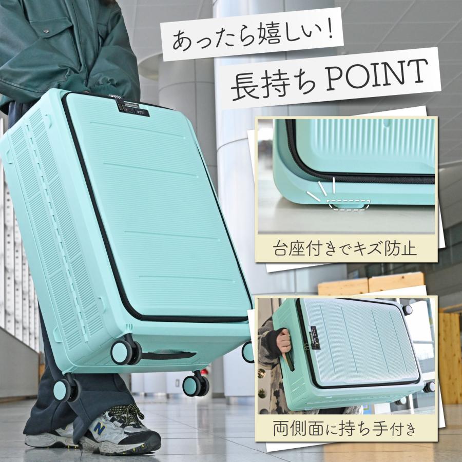 スーツケース 58L 折りたたみ フロントオープン 畳んで仕舞える 海外