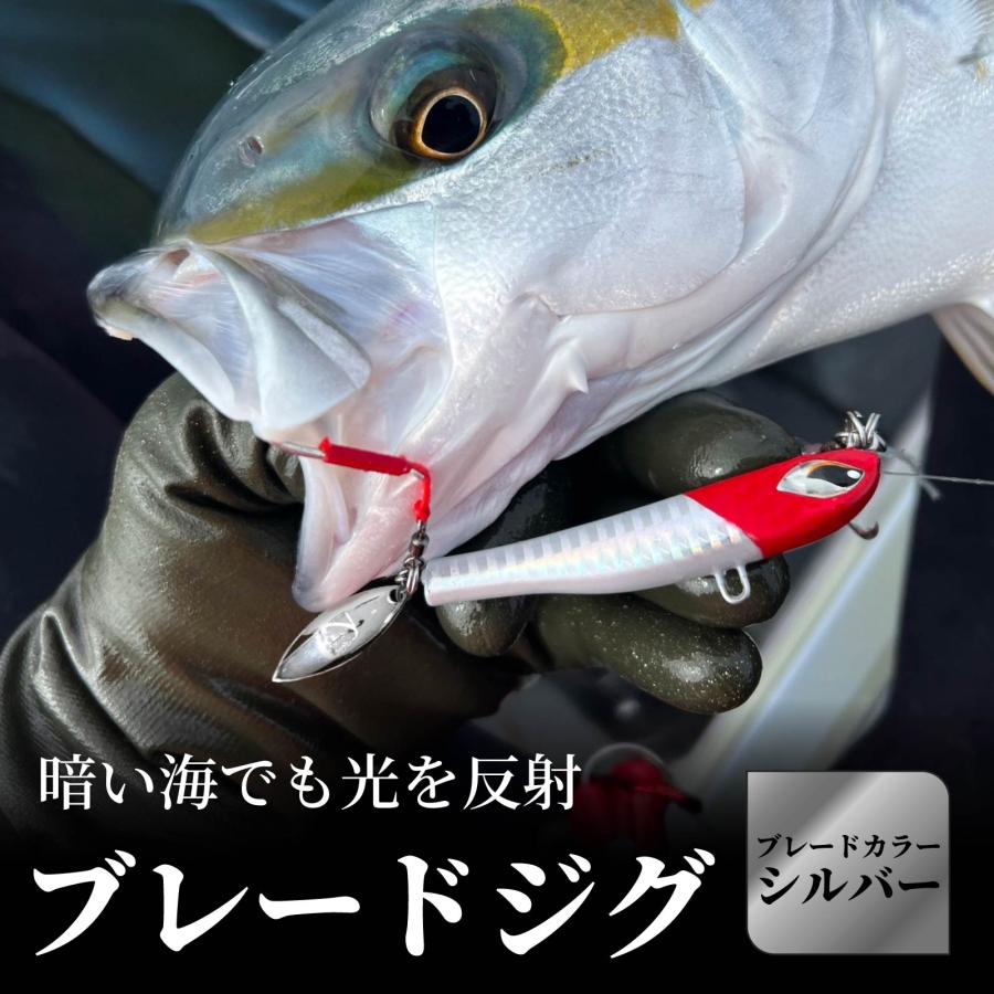 WAKU FIMAC メール便 ブレードジグ 40g セット メタルジグ ショアジギ