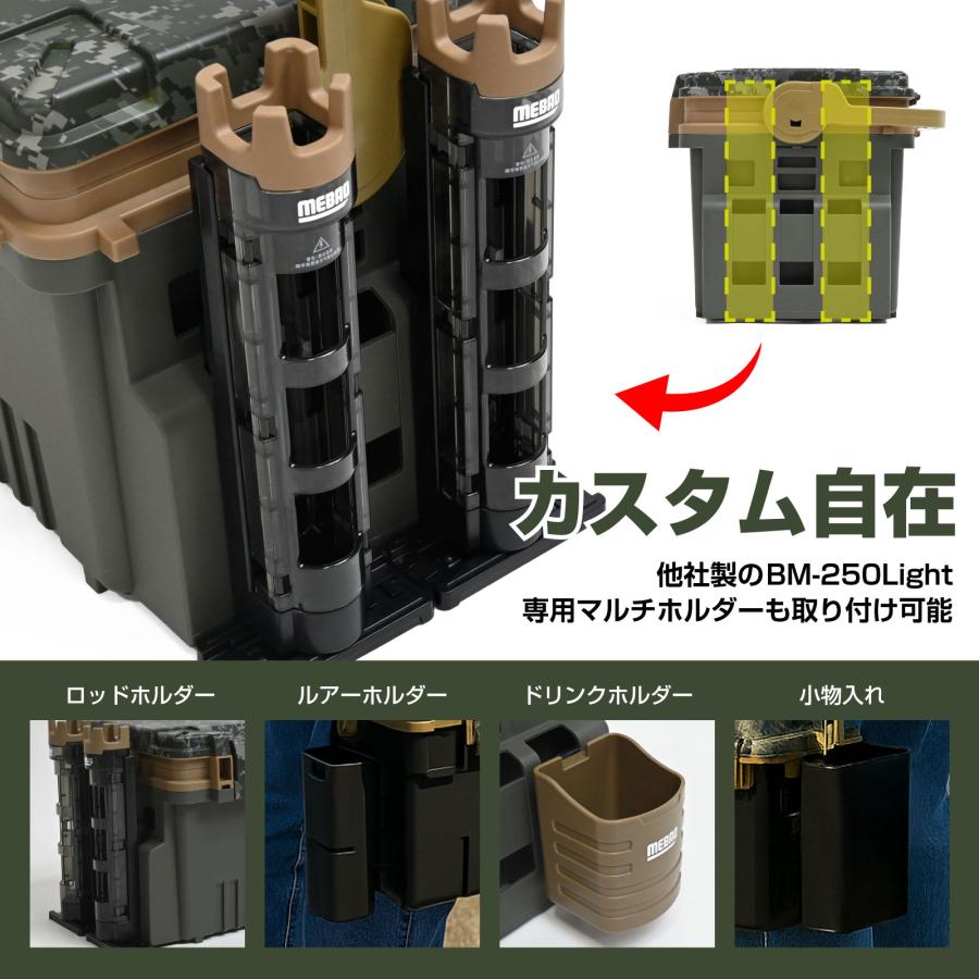 WAKU FIMAC タックルボックス 座れる ロッドホルダー ドリンクホルダー