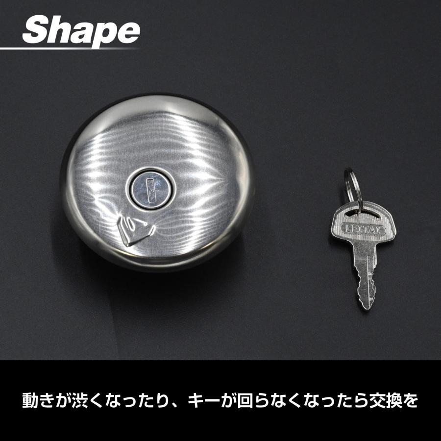 メール便 GN125 燃料 タンクキャップ タンク キャップ 鍵付き バイク