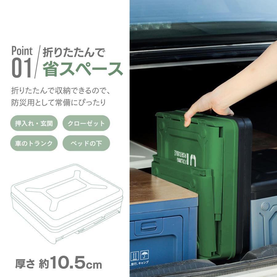 WAKU FIMAC 折りたたみ 簡易トイレセット 携帯トイレ ポータブルトイレ