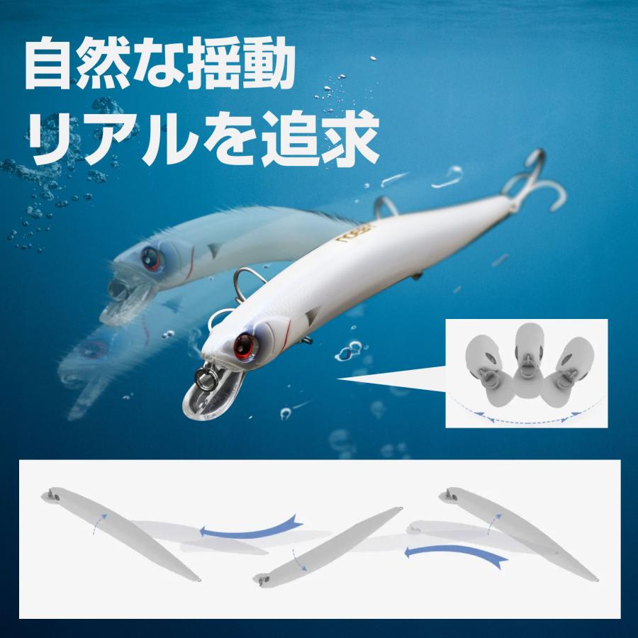 メール便 waku fimac フローティング ミノー 150F ルアー シーバス