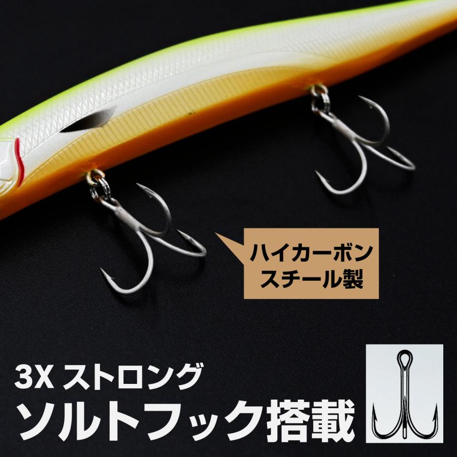 メール便 waku fimac フローティング ミノー 150F ルアー シーバス