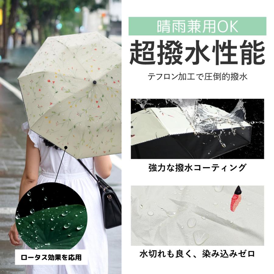 折り畳み傘 日傘 UVカット 軽量 耐風 自動開閉 晴雨兼用 コンパクト