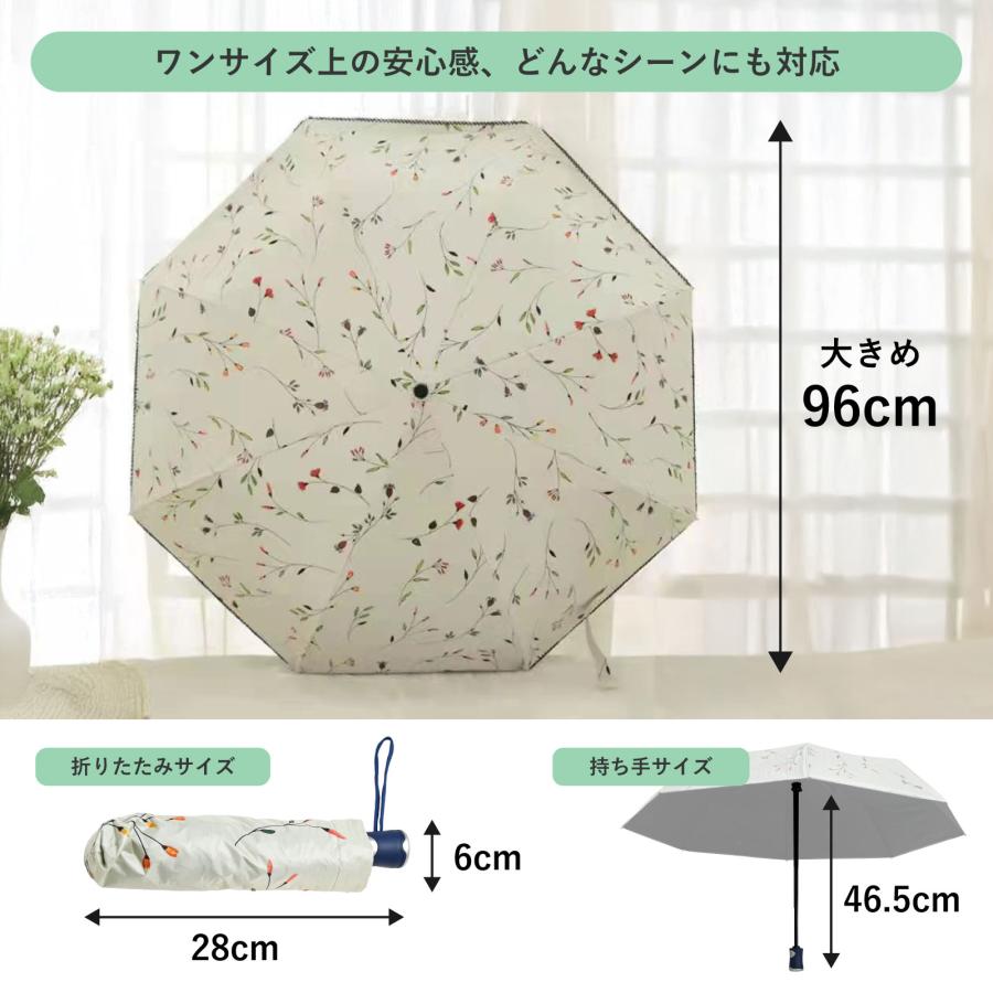 折り畳み傘 日傘 UVカット 軽量 耐風 自動開閉 晴雨兼用 コンパクト