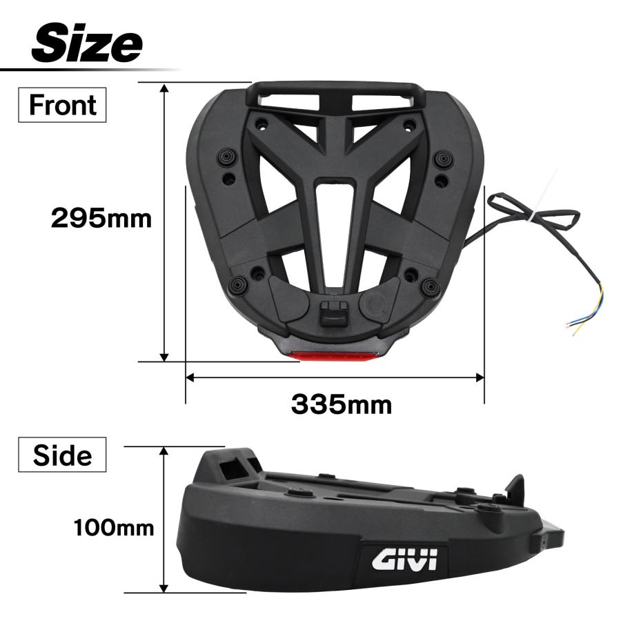 並行輸入品 GIVI M7 FG-M7MN-S モノロックケース用ベースプレート