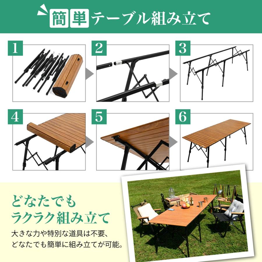 WAKU FIMAC waku fimac 180×70 ワイドテーブル アウトドアテーブル