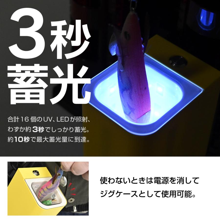 WAKU FIMAC 蓄光器 UVライト 16LED搭載 3秒スピード蓄光 ロッド
