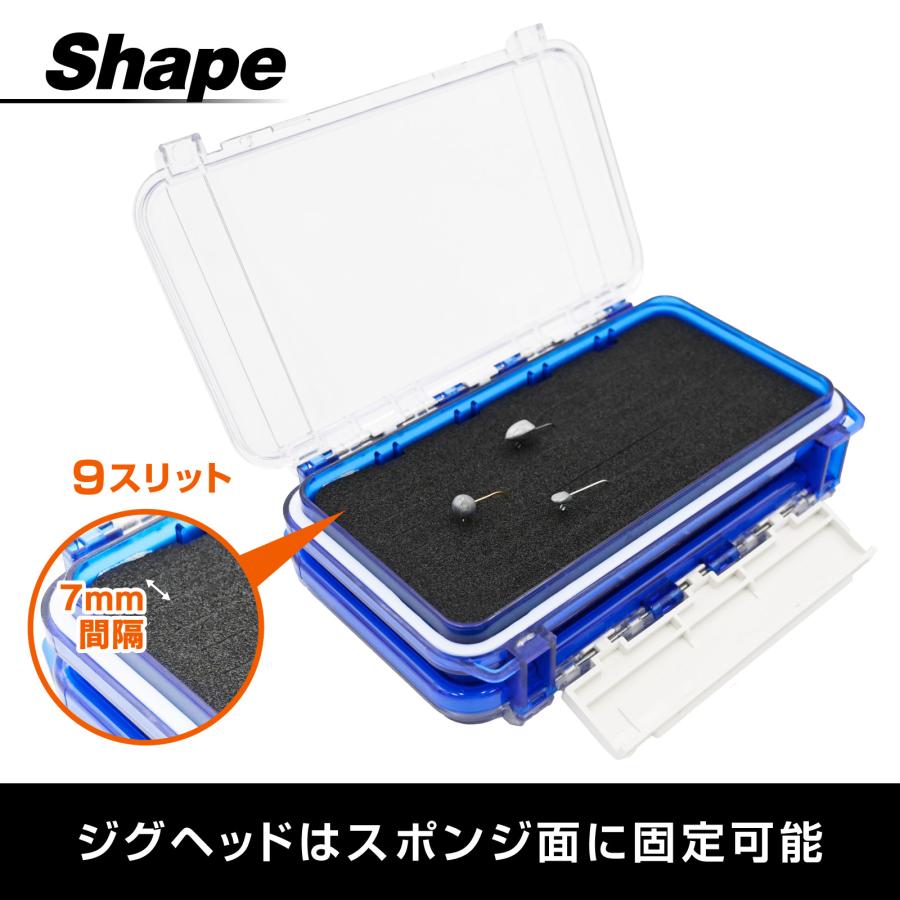 WAKU FIMAC ライトゲーム タックルボックス 両面収納 防水仕切り