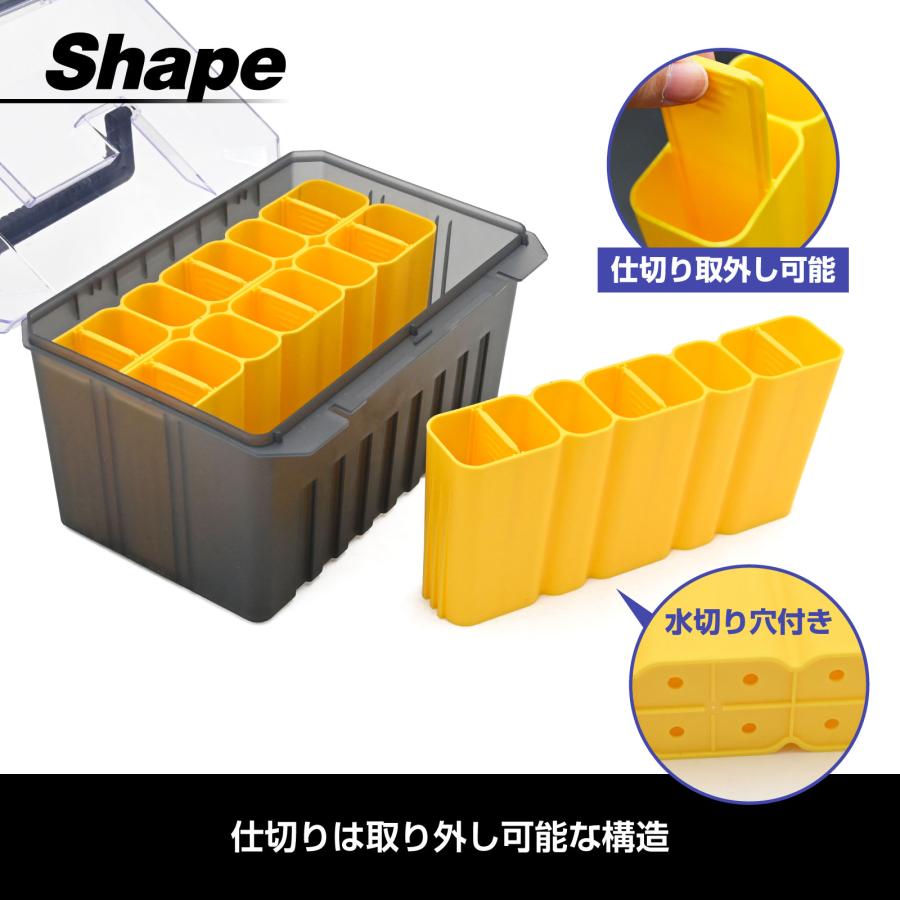 WAKU FIMAC エギケース タックルボックス ルアーケース メタルジグ収納