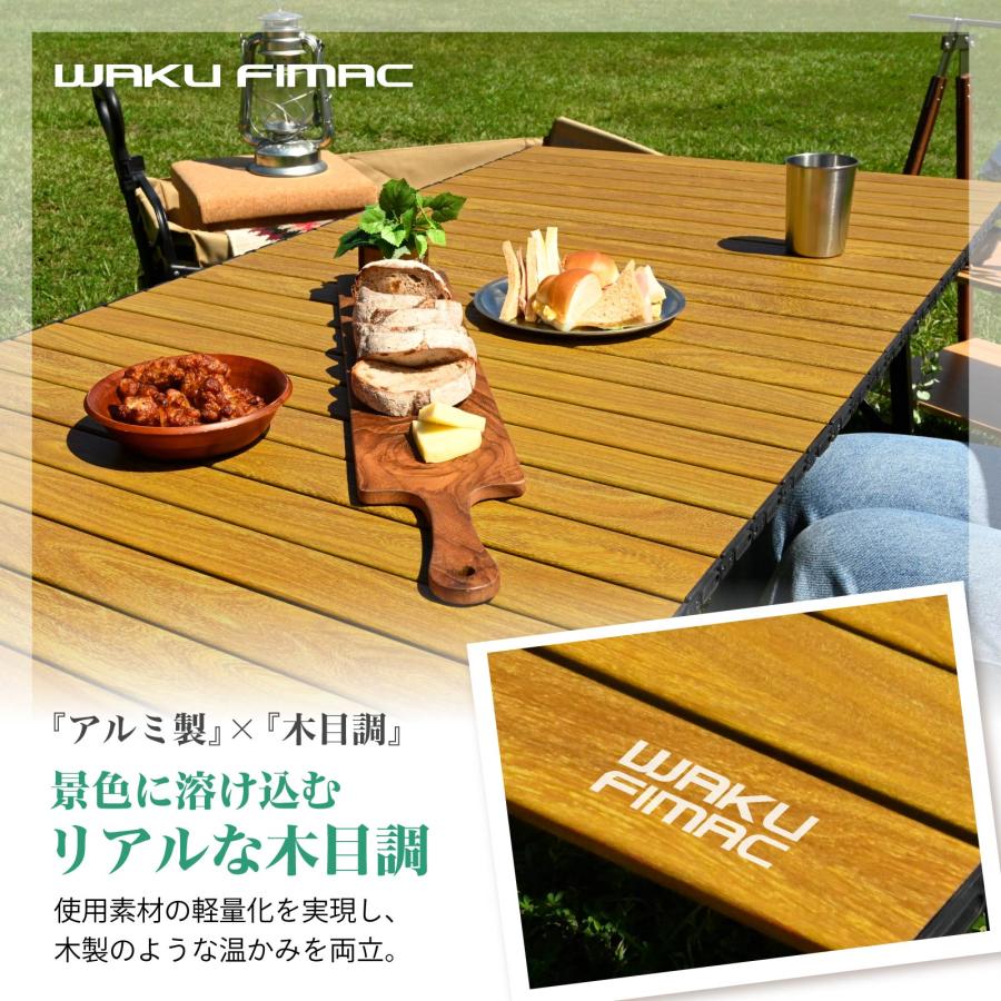WAKU FIMAC waku fimac 180×70 ワイドテーブル アウトドアテーブル