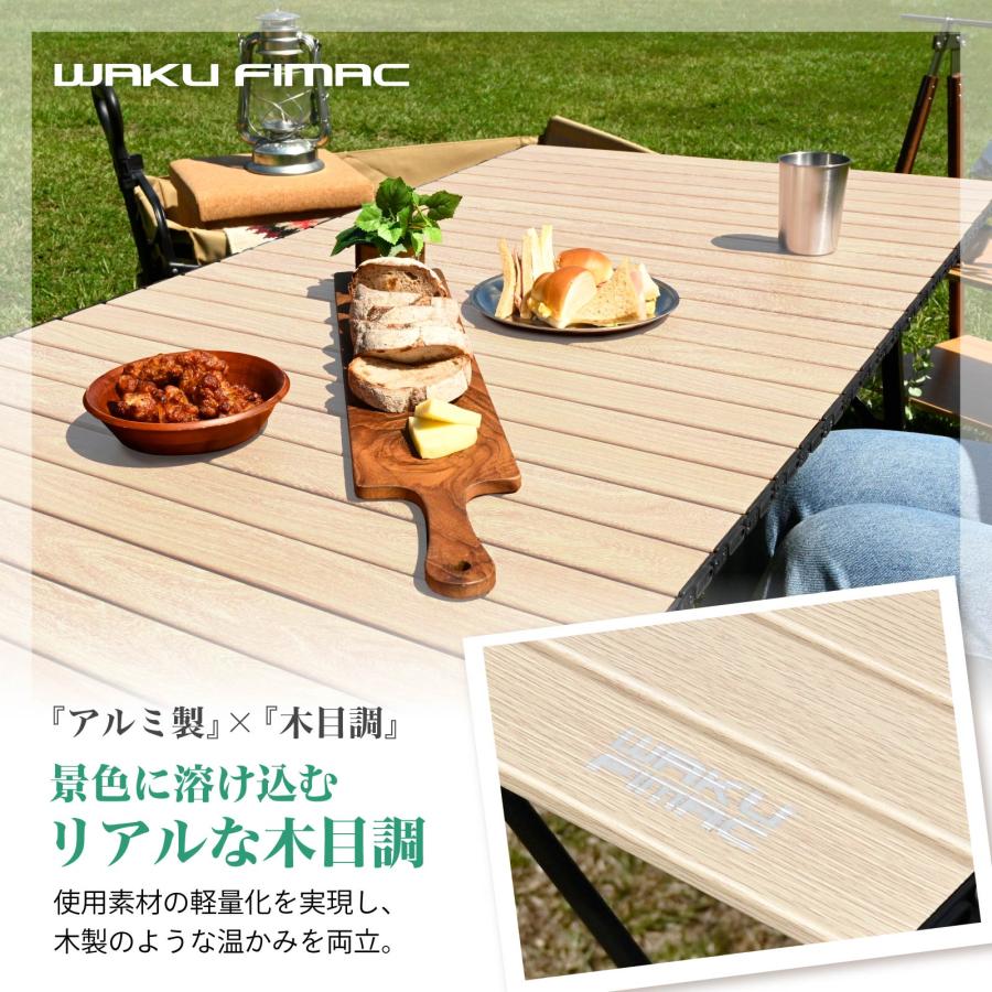 WAKU FIMAC waku fimac 180×70 ワイドテーブル アウトドアテーブル