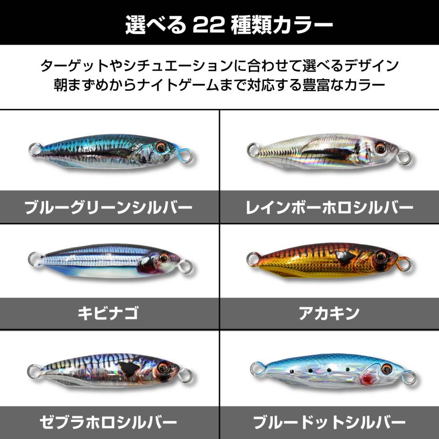 WAKU FIMAC タングステン TG メタルジグ 80g 7.2cm 高比重 ショート