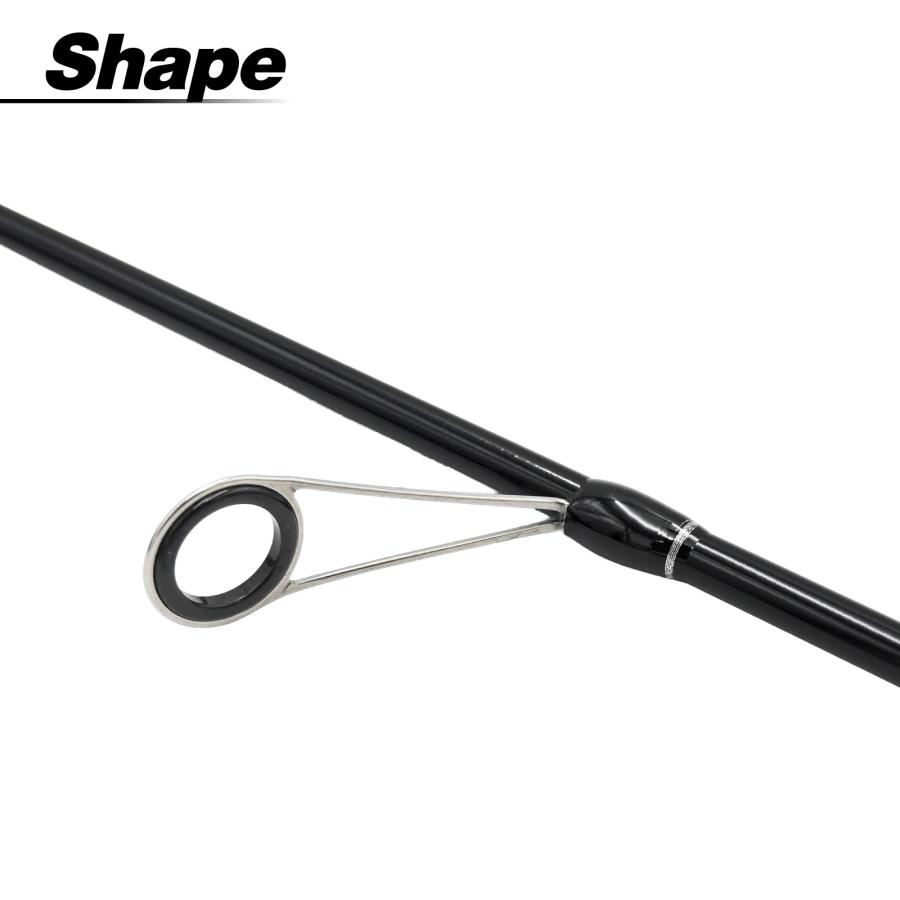 waku fimac スピニングロッド 携帯ロッド 4ピース M調 コンパクト