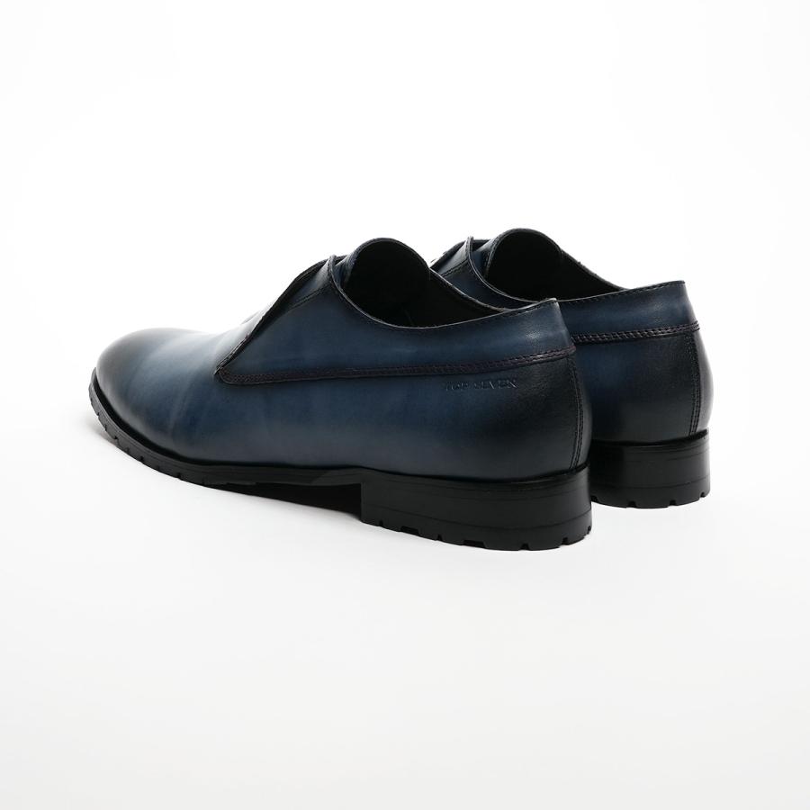 トップセブン 公式 T7-GT7021SLP NAVY 紺 革靴 ファッション スリッポン ビジネス 本革 VIBRAM ドレスシューズ コーデの画像