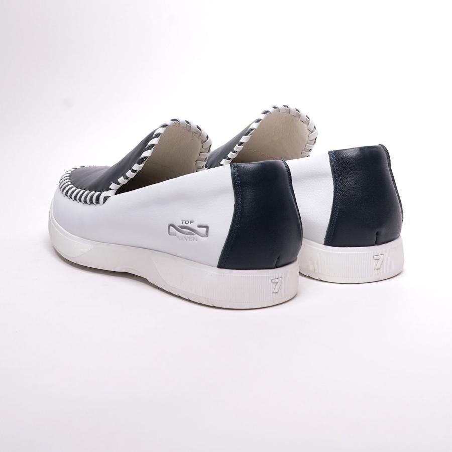 TOP SEVEN（トップセブン） 公式 スニーカー T7-At297 SlipO WHT/NVY 