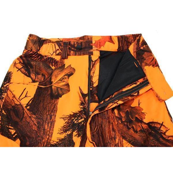 トップシューター リバーシブル迷彩ジャケット オレンジ迷彩パンツ