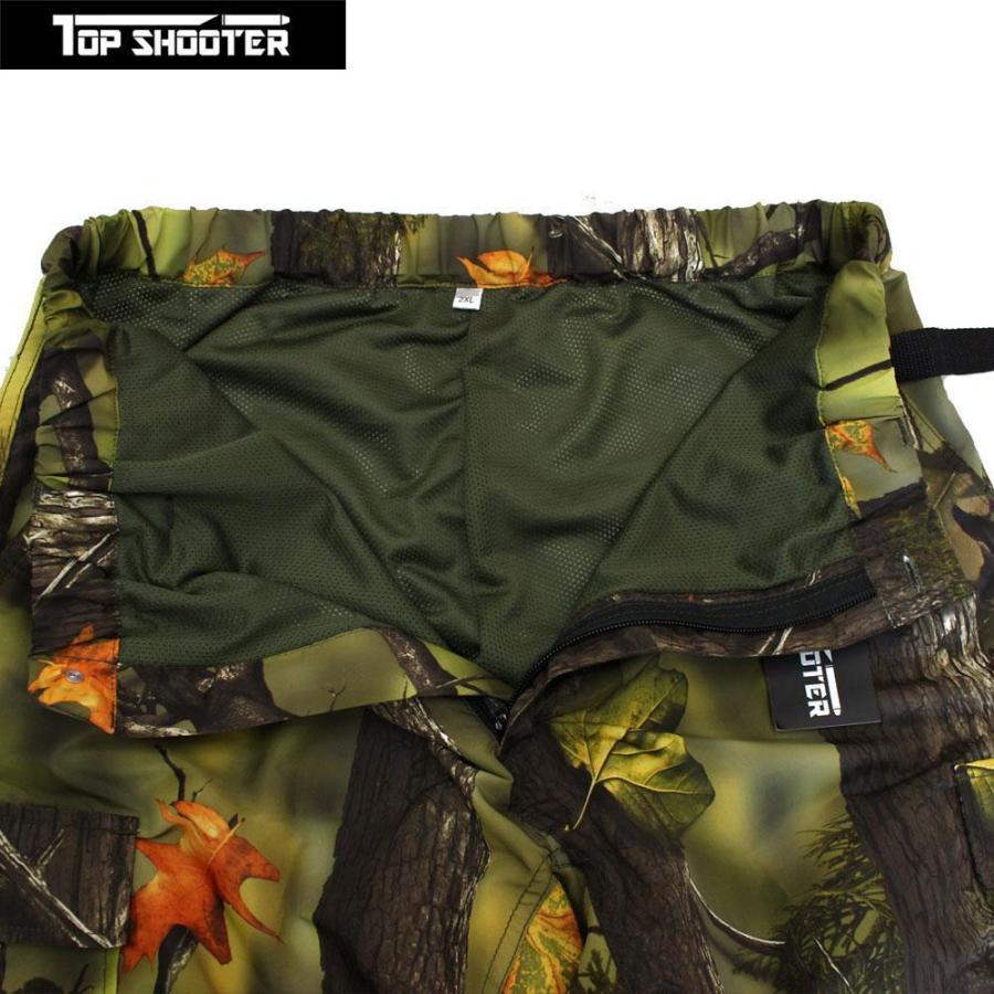 トップシューター ライトウェイト グリーン迷彩パンツ L 軽量 薄型