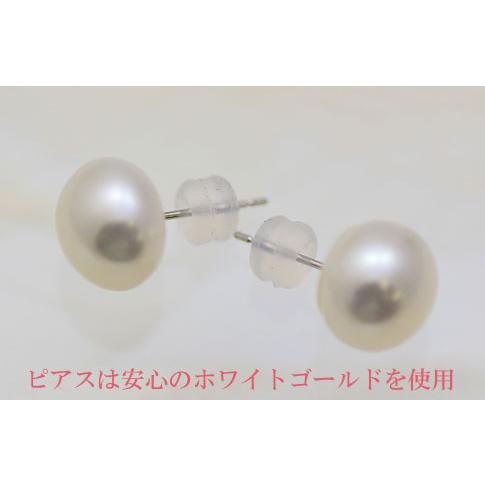 真珠 パールネックレス 真珠ネックレス 8mmサイズ ピアス イヤリング セット |  | 03
