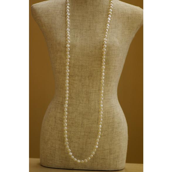 真珠 パール ロングネックレス 80cm 淡水パール 真珠ネックレス |  | 03