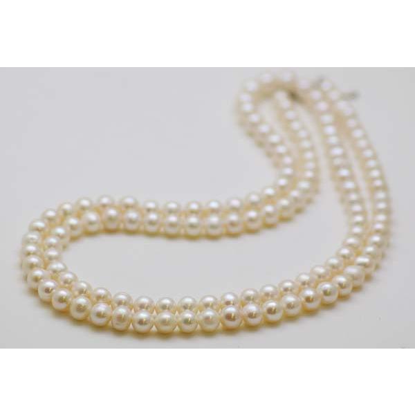 真珠 パール ロングネックレス 100cm 大珠　淡水パール 真珠ネックレス |  | 03