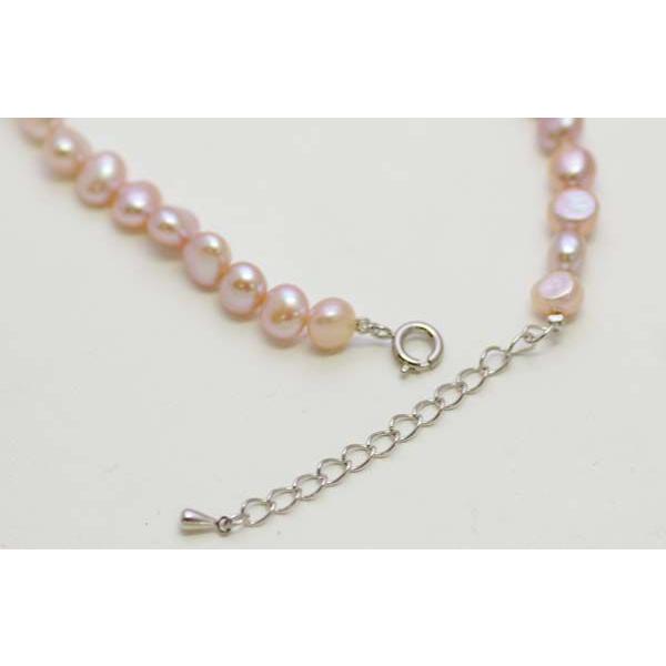 真珠 パール ロングネックレス 80cm ナチュラルピンク 淡水 真珠 パール ロングネックレス 80cm ナチュラルピンク 淡水