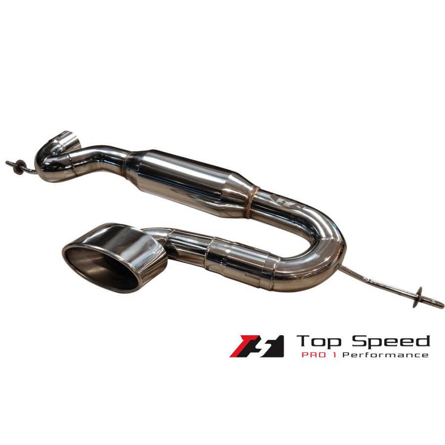 top speed pro1マフラー ロータス エヴォーラ 用マフラー (レゾネーター付き Street Spec) (USA