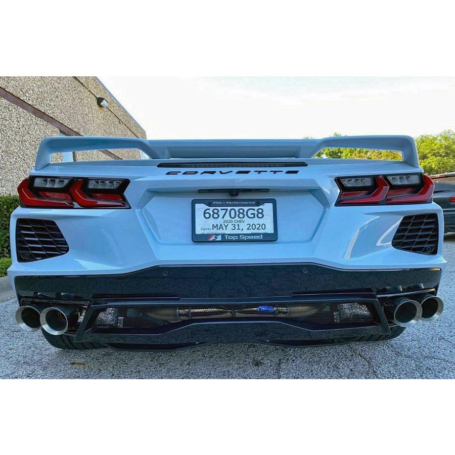 シボレー コルベット (C8) 6.2L V8 2020年〜 用 チタン製マフラー (X