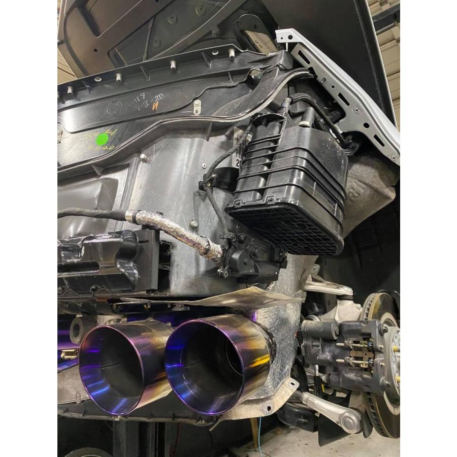 シボレー コルベット (C8) 6.2L V8 2020年〜 用 チタン製マフラー (X