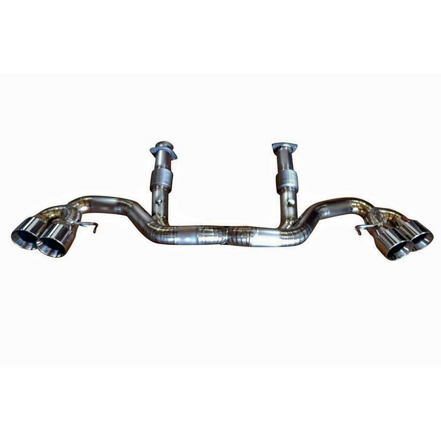 シボレー コルベット (C8) 6.2L V8 2020年〜 用 チタン製マフラー (X