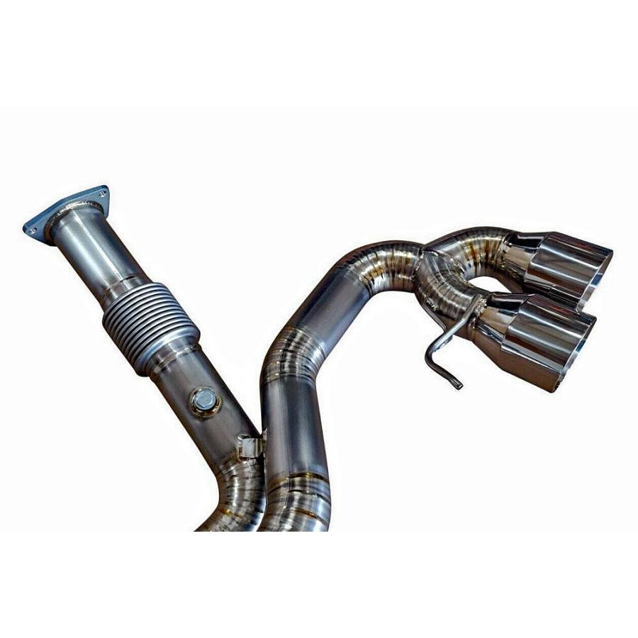 シボレー コルベット (C8) 6.2L V8 2020年〜 用 チタン製マフラー (X