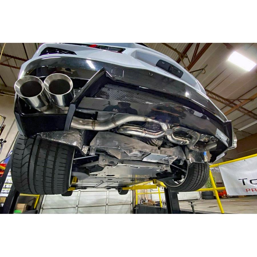 シボレー コルベット (C8) 6.2L V8 2020年〜 用 チタン製マフラー (X