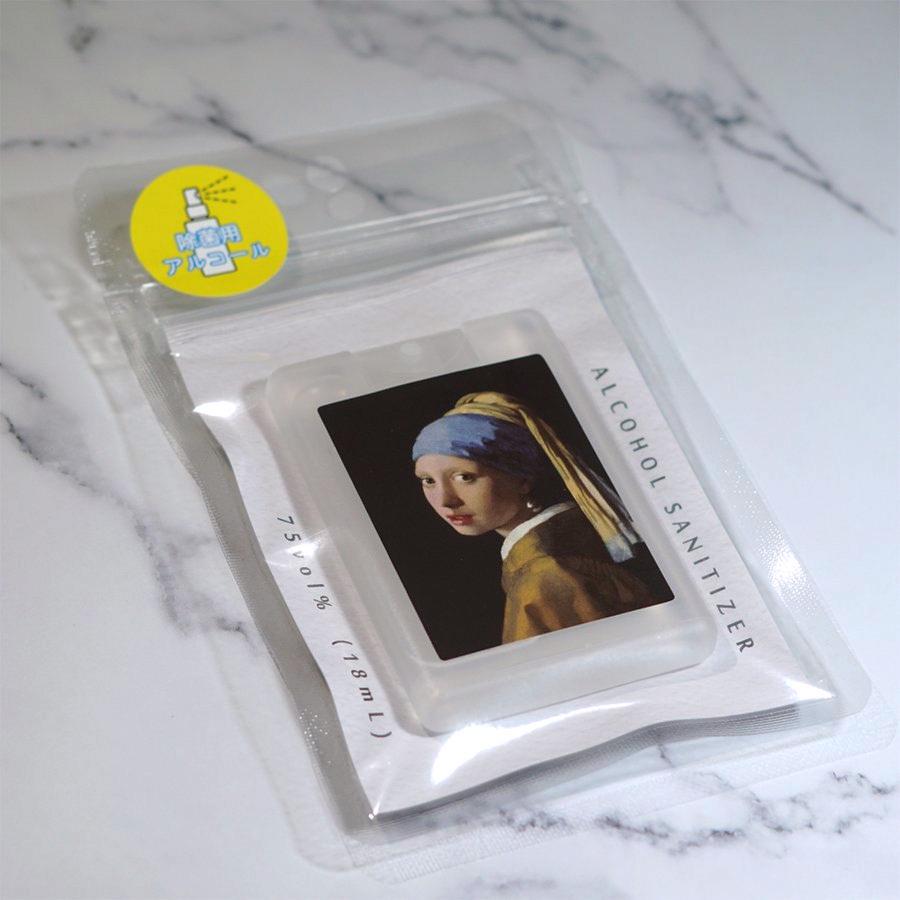 携帯しやすいカード型アルコール除菌スプレー　名画シリーズ　18mL 　日本製　アルコール75％　各種ギフトにも |  | 06