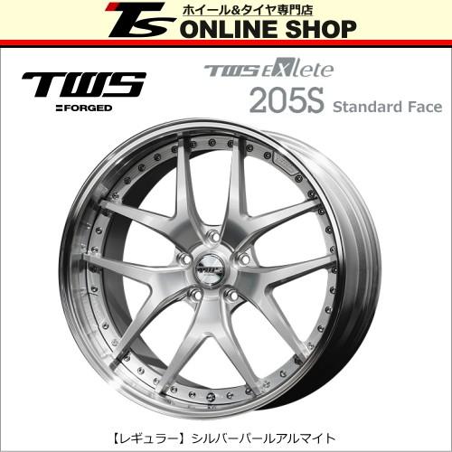 TWS Exlete 205S Standard Face 9.0J-22インチ ホイール1本 エクス 