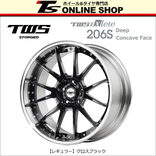 TWS Exlete 206S Deep Concave Face 8.5J-20インチ ホイール1本 TWS Exlete 206S Deep Concave Face 8.5J-20インチ ホイール1本
