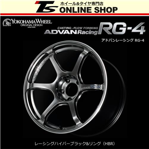 ADVAN Racing RG-4 9.0J-18インチ (50) 5H/PCD100 HBR ホイール1本 