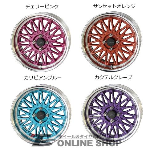 共豊 KYOHO AME SHALLEN MESH 8.5J-17インチ 4H/PCD100 ホイール1本 
