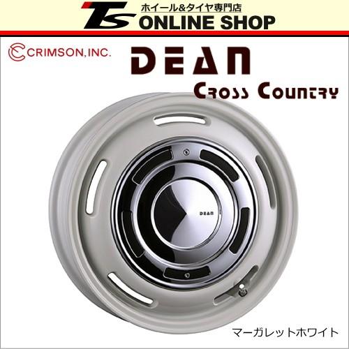 CRIMSON DEAN CROSS COUNTRY 4.5J-14インチ (43) 4H/PCD100 ホイール4本セット マーガレットホワイト クリムソン ディーン クロスカントリー｜topstone-bf