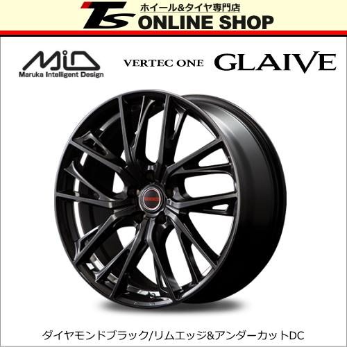 マルカサービス MID VERTEC ONE GLAIVE 8.5J-20インチ (38) 5H/PCD114 