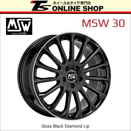 MSW30 7.5J-17インチ (27) 5H/PCD112 GBD ホイール4本セット MSW by OZ  