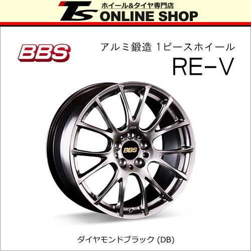 BBS RE-V 10.0J-19インチ (25) 5H/PCD114.3 DB ホイール１本 BBS正規取扱店 RE071