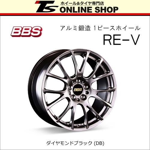 BBS RE-V 8.0J-19インチ (39) 5H/PCD108 DB ホイール1本 BBS正規取扱 