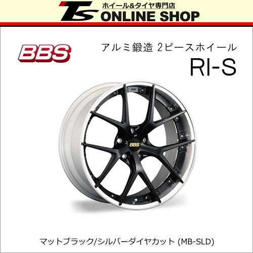 BBS RI-S 10.0J-20インチ (30) 5H/PCD114.3 MB-SLD ホイール1本 BBS 