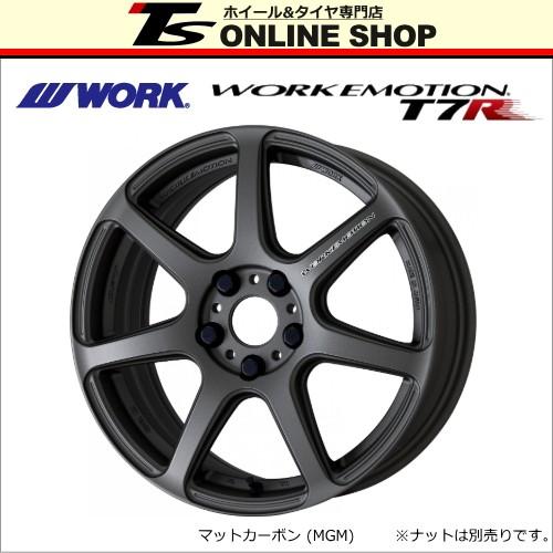 WORK エモーション T7R 7.0J-17インチ (47) 5H/PCD114.3 MGM ホイール4  
