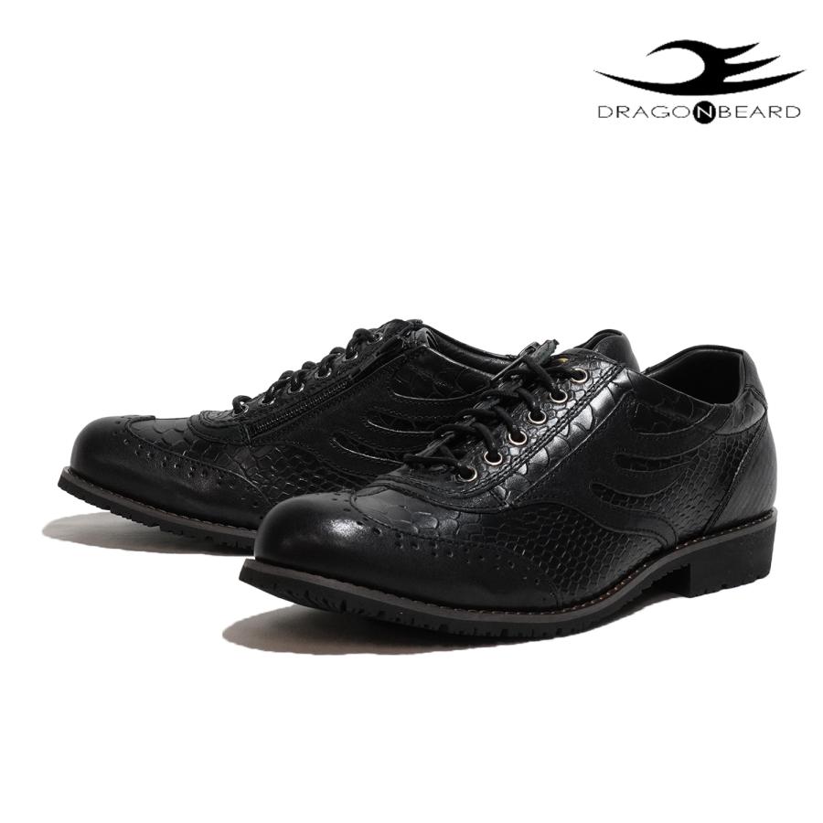 DRAGON BEARD（ドラゴンベアード） 復刻モデル スニーカー DRAGON BEARD DB-148 LX BLACK CROCO ...