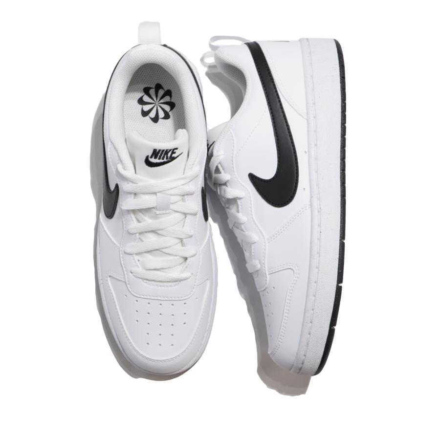 ナイキ スニーカー NIKE COURT BOROUGH LOW RECRAFT GS DV5456-104 ナイキ コートボローLOWリクラフト GS ホワイト/ブラック キッズ ジュニア 24SS｜toptotoponline｜05