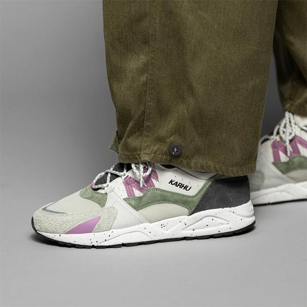 カルフ スニーカー 靴 KARHU メンズ レディース FUSION 2.0 フュージョン KH804202 DARK GULL GRAY/LILAS 26SSの画像