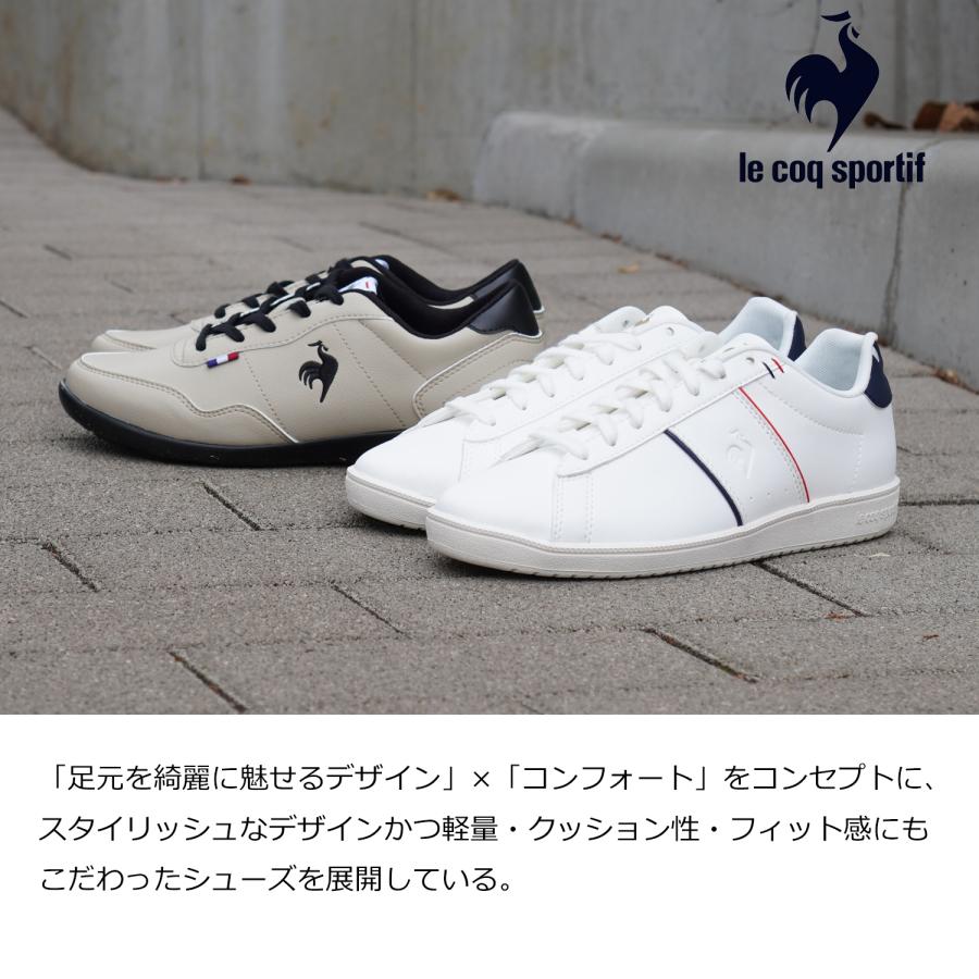 ルコック スニーカー le coq sportif ルコックスポルティフ シューズ 靴 カジュアル おしゃれ QL1VJC37BK LA アルマ T+R BLACK 23SS 旅行｜toptotoponline｜09